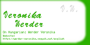 veronika werder business card